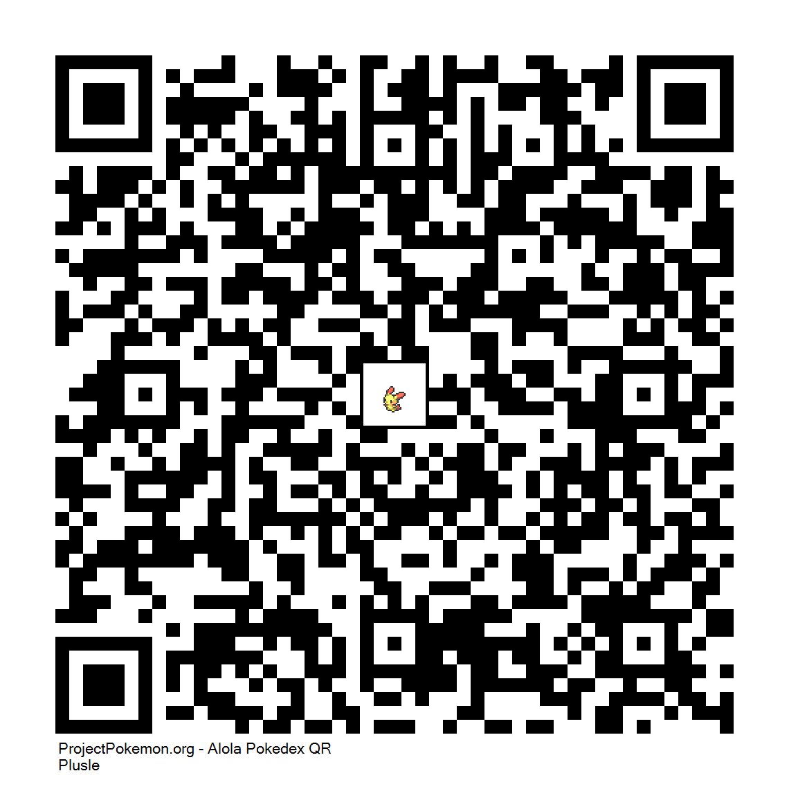 Cdigo QR de Plusle